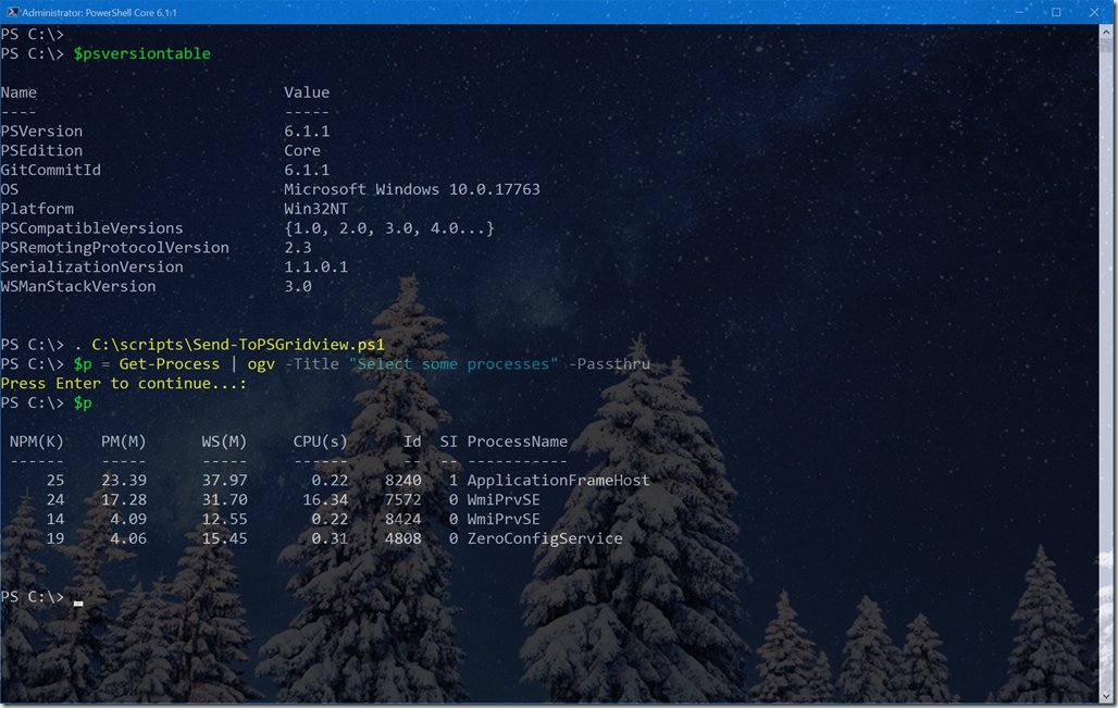 SasStu's tweet image. #PowerShellCore #OutGridview A PowerShell Core Out-Gridview Solution bit.ly/2HmZIT0