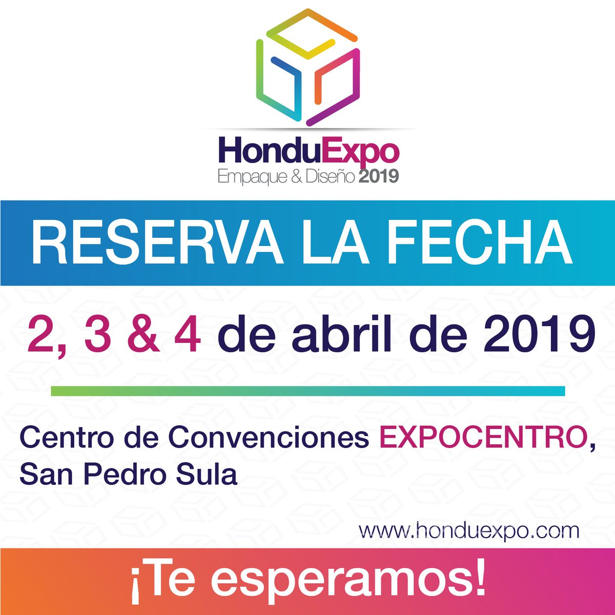 ExpoHondu's tweet photo. Reserve la Fecha #honduexpo2019 https://t.co/QlNqq19GKV