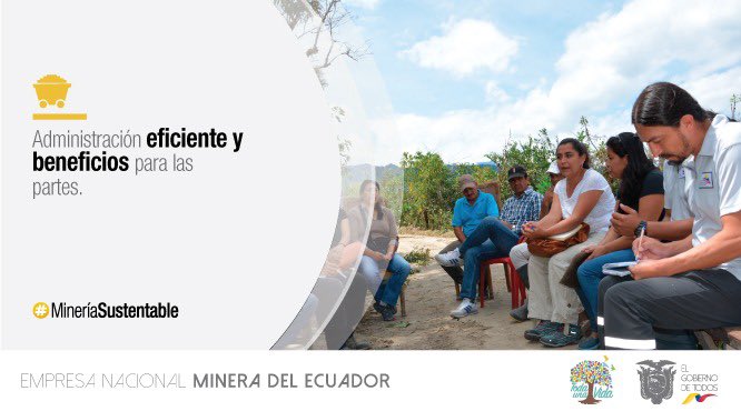 ENAMIEPECUADOR's tweet photo. Como #EnamiEp buscamos generar un valor agregado a través del Portafolio de Proyectos Mineros, con el fin de negociar con empresas interesadas y de esta manera recibir reditos que beneficien a las comunidades aledañas a los proyectos. #MineríaSustentable https://t.co/RUVJmZGyjJ