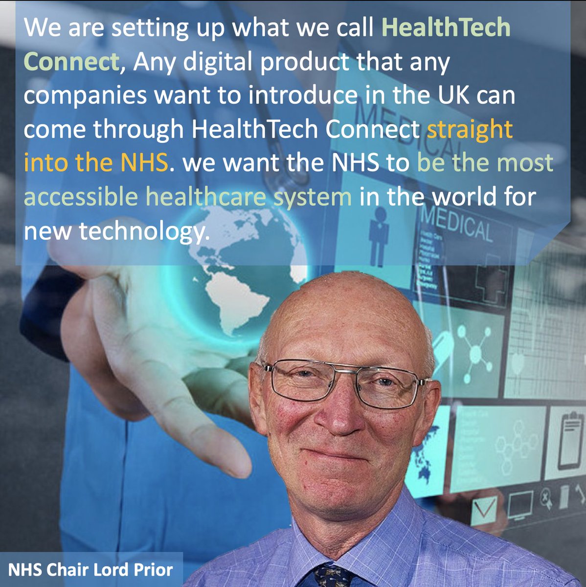 #NHS chair Lord Prior announced that part of the NHS's new 10-year plan is to make the organisation a testbed for new #health tech, such as the portal-like HealthTechConnect. mobihealthnews.com/content/nhs-ch…
#digitalhealth #mHealth #eHealth #healthcare #MEDTECH #patients