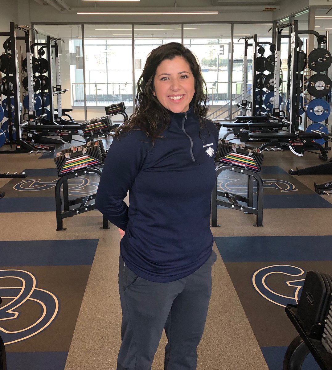 SJPStrength's tweet photo. Our next installment of "Meet the Staff" presents: Ana Tocco. Coach Ana is the Associate Strength & Conditioning Coordinator and Facilities Coordinator at the PREP. Check out our instagram page: sjp_strength for more fun facts about Ana! #sjpstrength https://t.co/vXmtcBeeq3