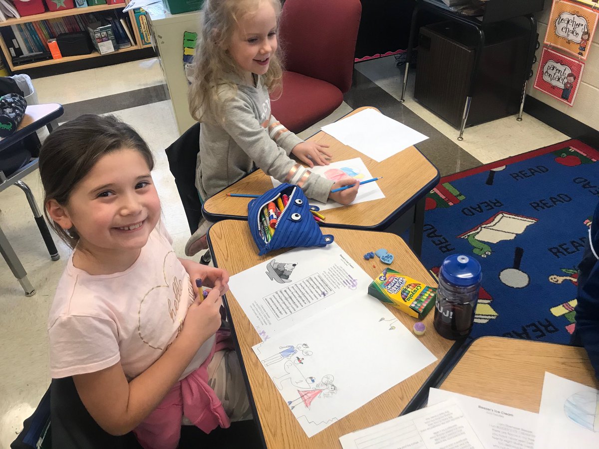 Having fun with the Poetry Unit in ELL! #glenoaks #secondgrade #poetry #alliteration #visualization
