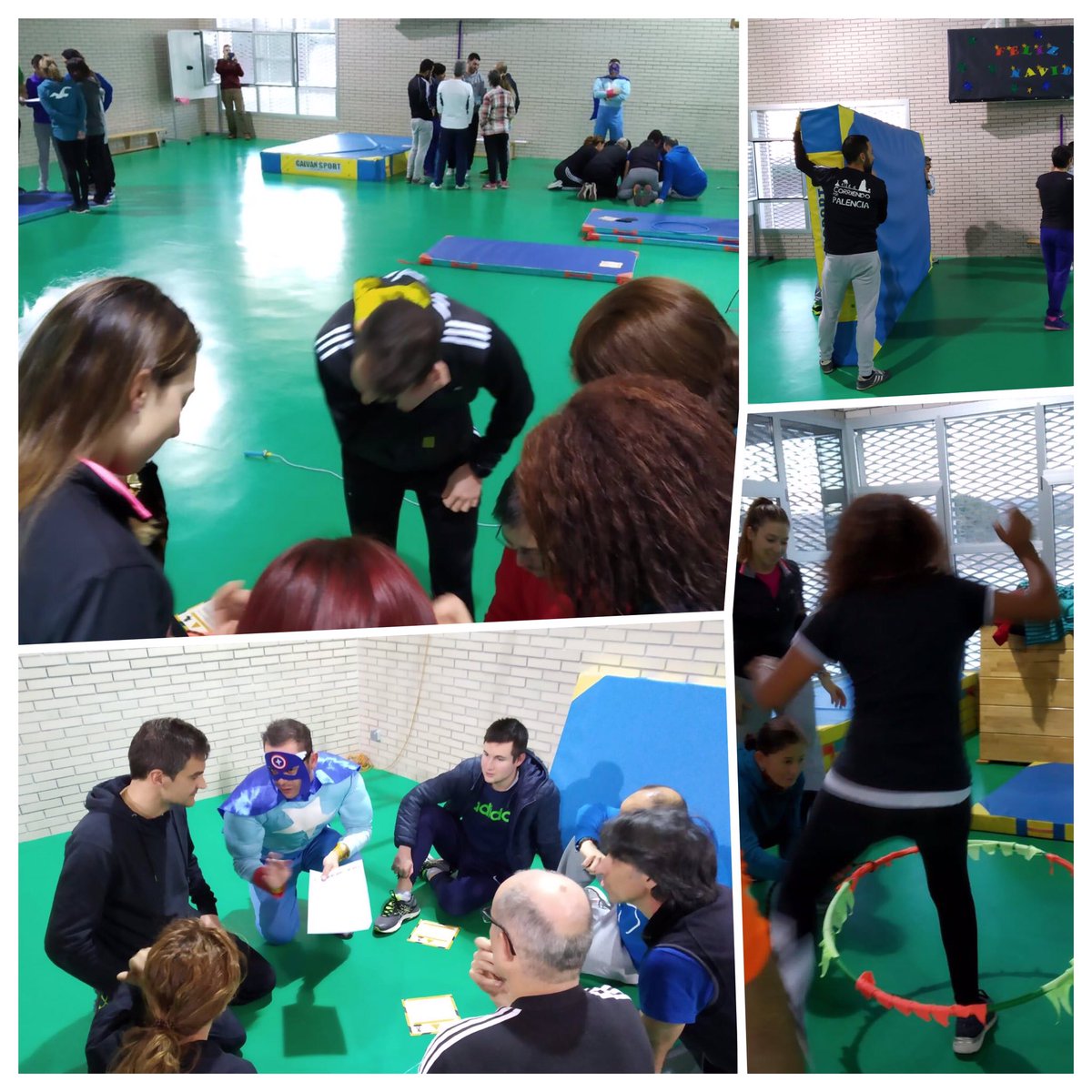 semEFaranda's tweet photo. Comienza la primera sesión del curso #Gamificacion en #edufis en #Palencia convocado por el @CFIE_PALENCIA Los #XSEF luchando por superar retos de forma cooperativa. Gran participación e implicación por parte de los asistentes! 💪 https://t.co/rRDClnArPi