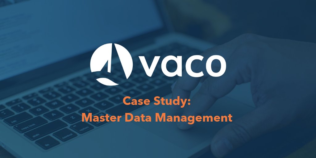 A Non-Banking Financial Company had inconsistent customer management data across the enterprise. Read how Vaco organized a solution: goo.gl/TKvnDm