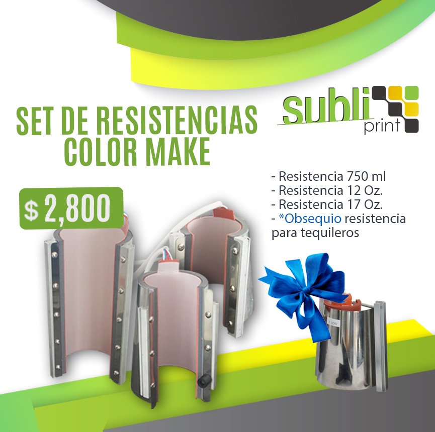 SubliPrintMx's tweet photo. Set de Resistencias Color Make. ¡No Te lo Pierdas!
>> $ 2,800
#Resistencias #Subliprint #Obsequio
¡Realiza tu compra hoy!
Web >> https://t.co/VRleu5gcCQ ¡contáctanos! 📱 553566-8097 📞 55 7030 7254 contacto@subliprint.mx / https://t.co/yRXuLYNy3u