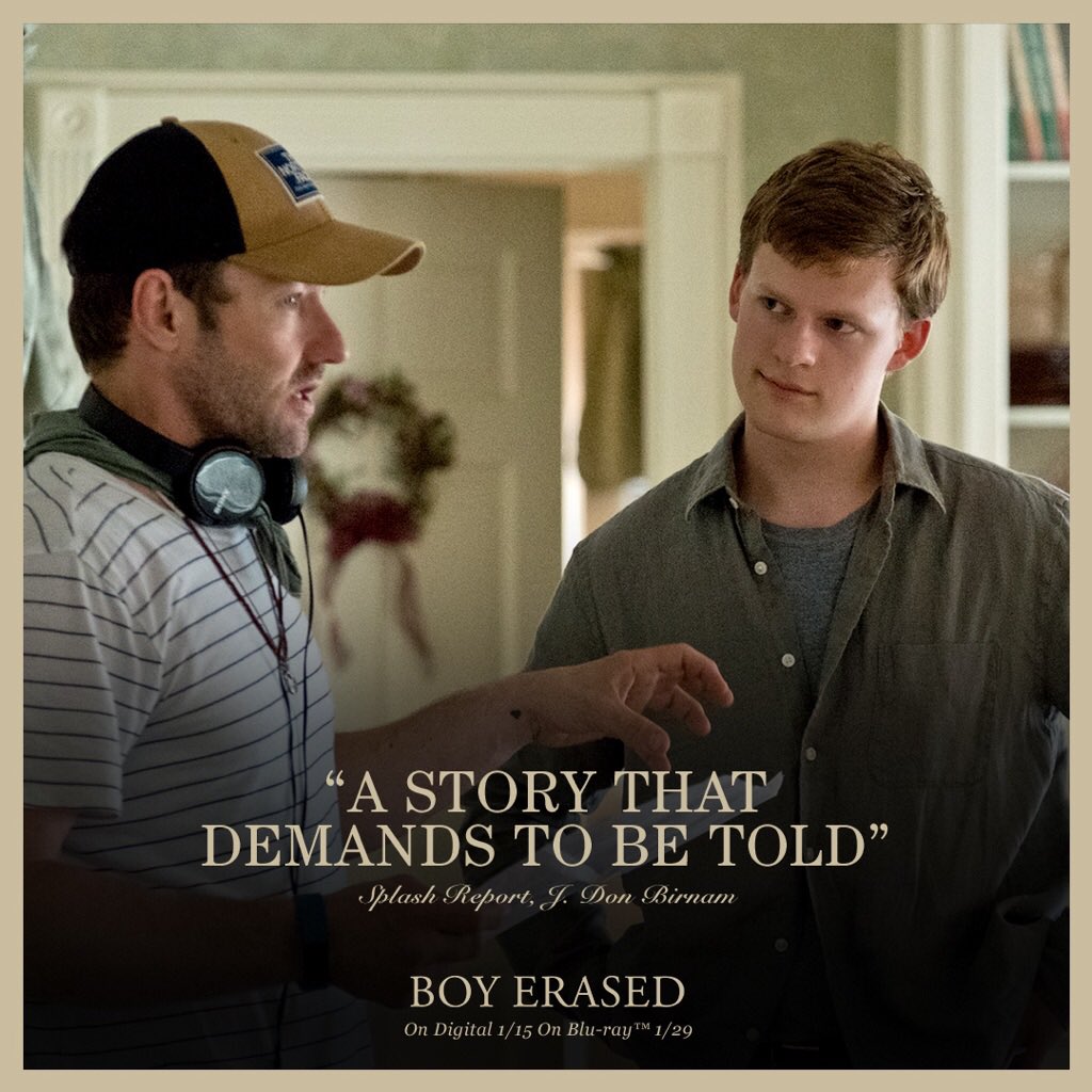 My new movie, #BoyErased is now available on digital. Find it on iTunes or: uni.pictures/BoyErased