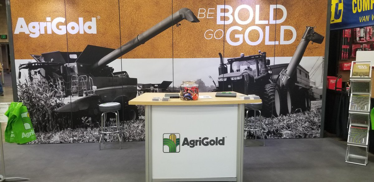 Don't forget to stop by and see us this week at the Fort Wayne Farm Show! #BeBoldGoGold