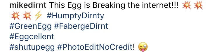 billieeggstrong's tweet photo. mike dirnt used the hashtag green egg. green day is over. it’s our turn now https://t.co/GHHRVsJTFI