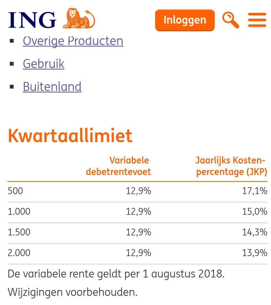 Buitengewoon Vooravond filosofie ING Nederland on Twitter: "@widtvoet @ING Vandaar ook het advies om je  roodstand weg te werken zolang je geld op je spaarrekening hebt staan!  ^Jeroen" / Twitter