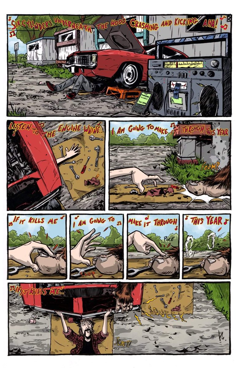 TreeBeerd's tweet image. Did I see correctly that it&apos;s the cut off for FCBD orders today? That seems crazy.

Please badger your local shop to order the @SBI_Press comic featuring a ton of dope stories, including the first NASQUATCH story! Bonus: I also did the cover.