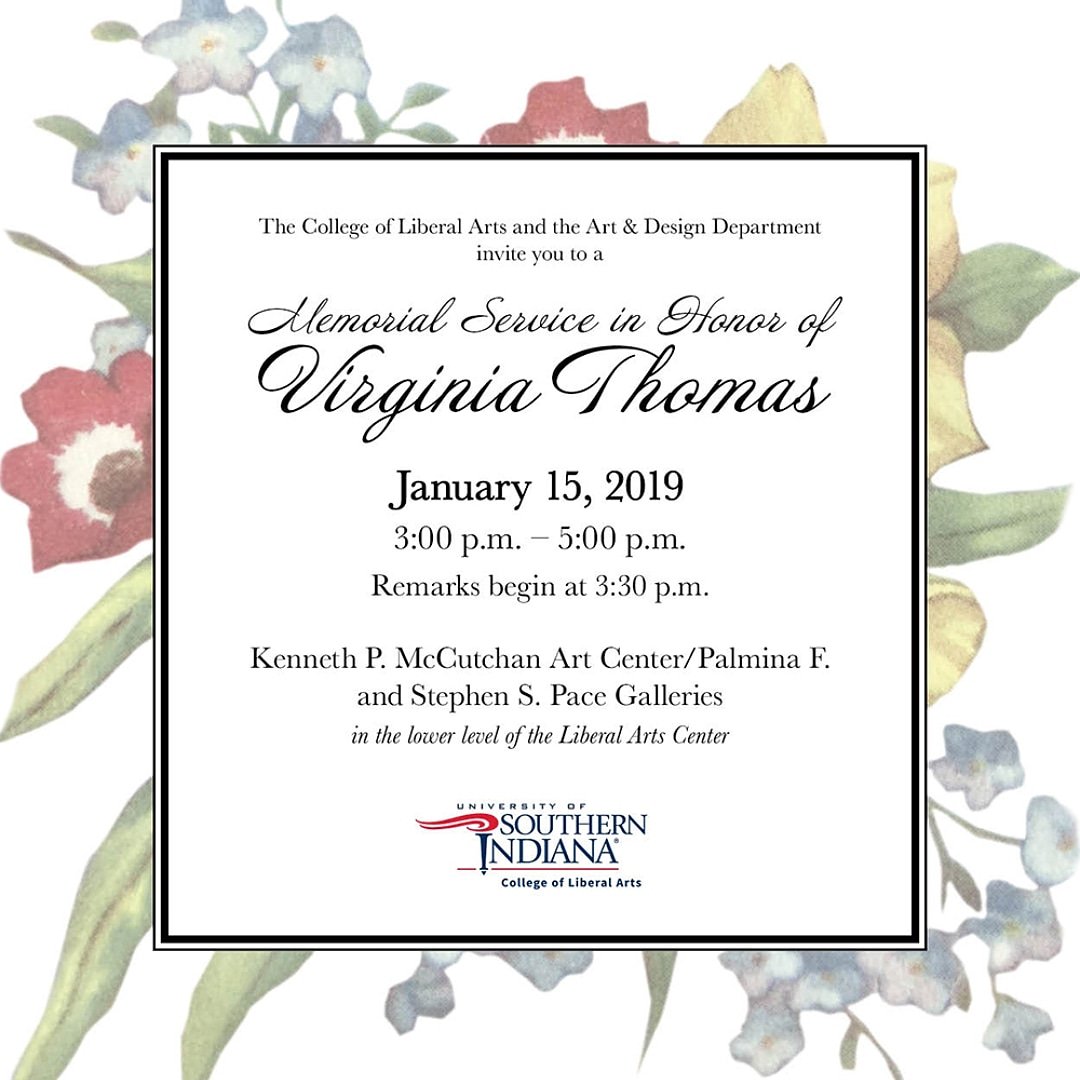 MAC_Pace's tweet image. Reminder: Memorial for Virginia Thomas is today.
