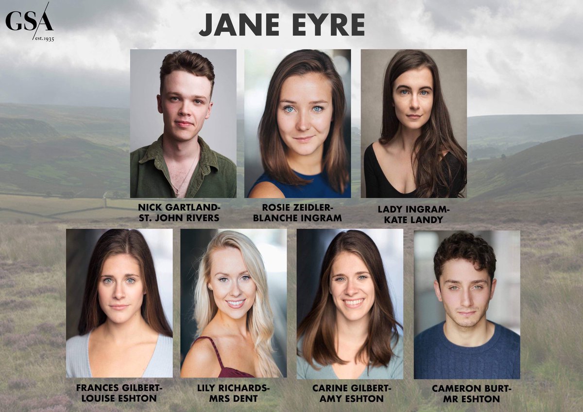 GSABAMT2019's tweet photo. The cast of Jane Eyre at PATS Studio from 4th-9th February. Tickets are now SOLD OUT so please call box office on those days for any returns! 🌳🌞📚🕊 https://t.co/eBgqsfVKiZ