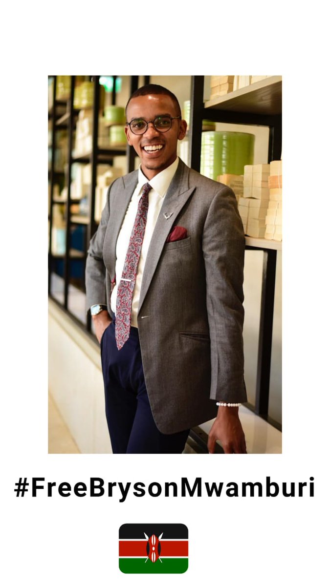 bonifacemwangi's tweet photo. I saw the footage of Bryson Mwamburi in the back of a police car after he was arrested.We know he is in police custody.His friends &amp; family says he was rescuing people.@NPSOfficial_KE we hope he is safe and once you have screened him you shall #FreeBrysonMwamburi #Riversideattack https://t.co/bysopcuGCW
