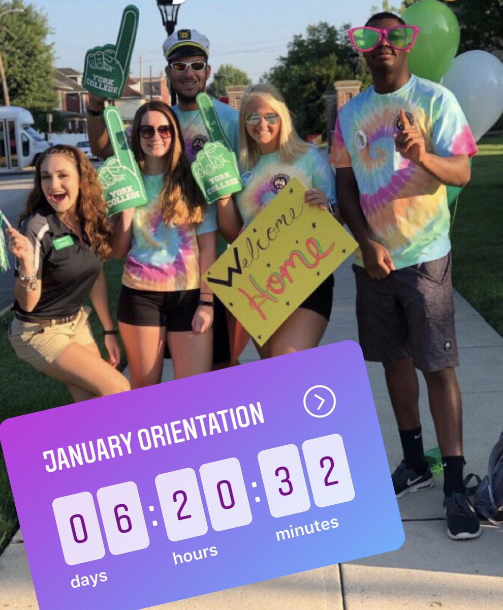 YCPOrientation's tweet photo. One week away from January Orientation &amp; we can’t wait to meet all our new Spartans! Check out our website &amp; Guidebook app for more info about the day 👍 @yorkcollegepa #ycp https://t.co/82qzLF0Bgf