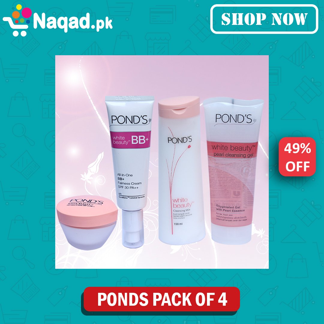 Ponds Pack Of 4
bit.ly/2ssCL6k
Ponds | High Quality Product | Fairness Cream | Naqadpk
For Order Click On Link Inbox us WhatsApp 0321-18-18-381 
#PersonalCare #Ponds #FairnessCream #OriginalProduct
#PondOnline #OnlineCream #Naqadpk