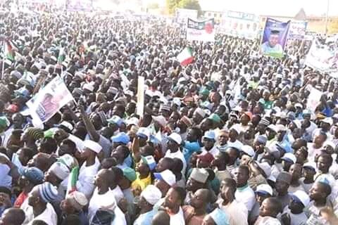 MissionTinubu27's tweet photo. Some parts of @APCNigeria rally at Tambuwal L/G. The hometown of governor @AWTambuwal that's the major sign of victory to @APCNigeria and sign of defeat to @OfficialPDPNig
#PDPMustAcceptTheDefeat
#PMBAllTheWay
#AhmadAli4Sokoto2019 https://t.co/GDh0hcpIBV