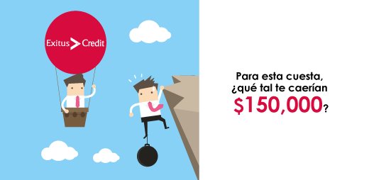 A veces es necesaria una ayudadita a principio de año… Créditos desde $3,000 hasta $150,000 para jubilados y pensionados del IMSS, ISSSTE, Pemex, etc. Tramítalo al 01 800 022 08 84 o por WhatsApp clxt.ch/Exitus. 
Más info en exituscredit.com #Credito #Dinero