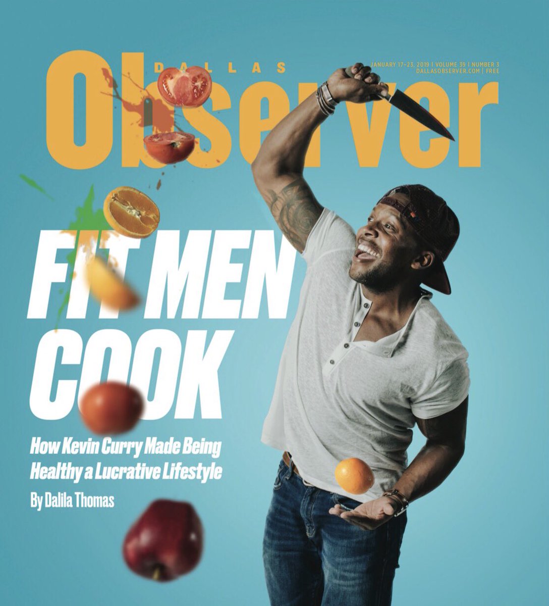 DupreeMiller's tweet photo. Kevin Curry shows us how to start the New Year off right! Check out his new feature in the @dallasobserver_ 

Don’t forget to pick up your copy of #FitMenCook: 100+ Meal Prep Recipes for Men and Women―Always #HealthyAF, Never Boring by @fitmencook. Available everywhere 📚 https://t.co/JqMANeT67S