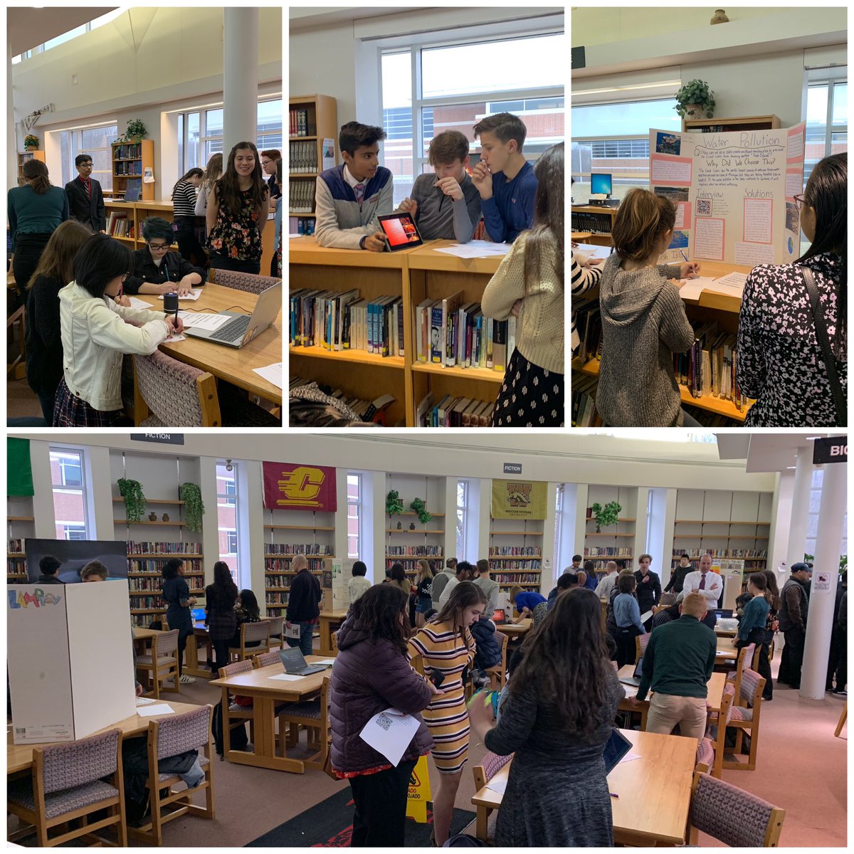 MrsDidocha's tweet photo. 9th grade Biology rocked their learning fair today! Gr8 work @Sermo_THS and @waldbiology and #bluepillar bio team #OneTroy #weareTC https://t.co/2nCcHXyAXY