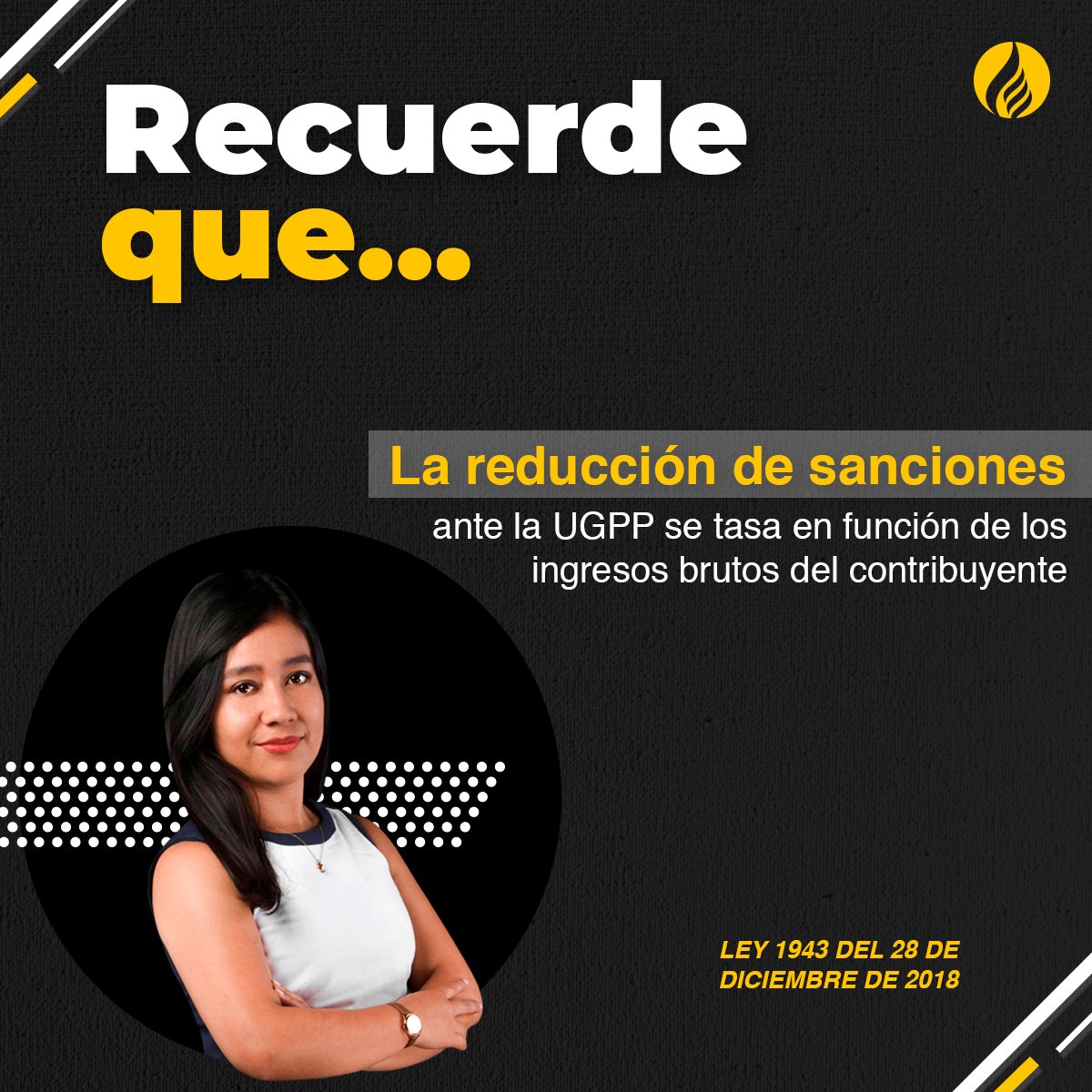 BelaVenko's tweet photo. Los contribuyentes sancionados por la UGPP, podrán reducir el valor de la sanción, si suministran la información completa y en los términos establecidos por la entidad. #Belavenko #Abogados #AbogadosColombia #UGPP #AsesoríaLaboral #LeydeFinanciamiento https://t.co/e87kPy3B1r