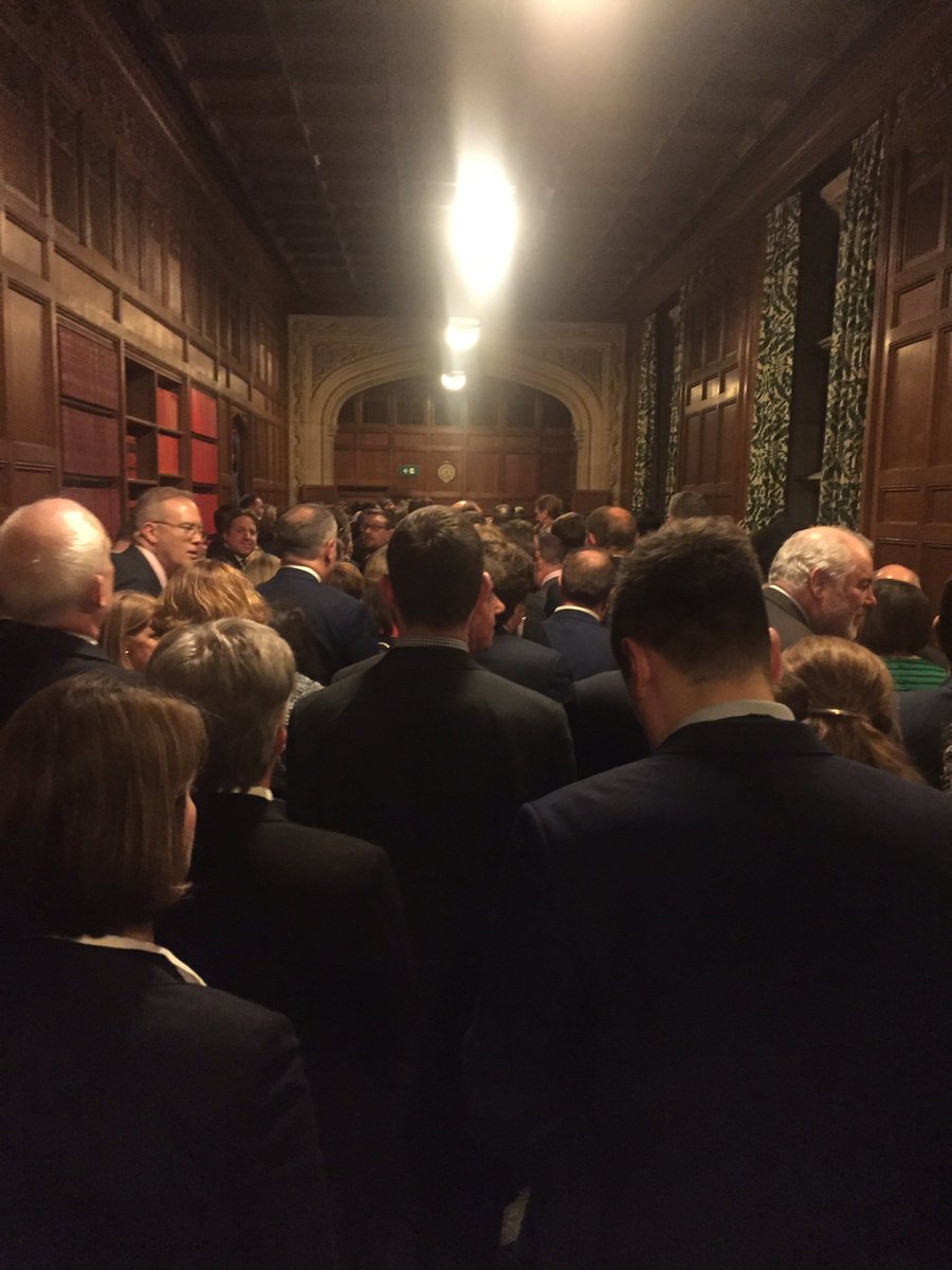 Carol Monaghan MP ???????????????????????????? (@CMonaghanSNP) on Twitter photo 15/01/2019 19:36:33 The “No” lobby is mobbed. Think we can safely say the Prime Minister’s #Brexit deal is sunk. The “No” lobby is mobbed. Think we can safely say the Prime Minister’s #Brexit deal is sunk.