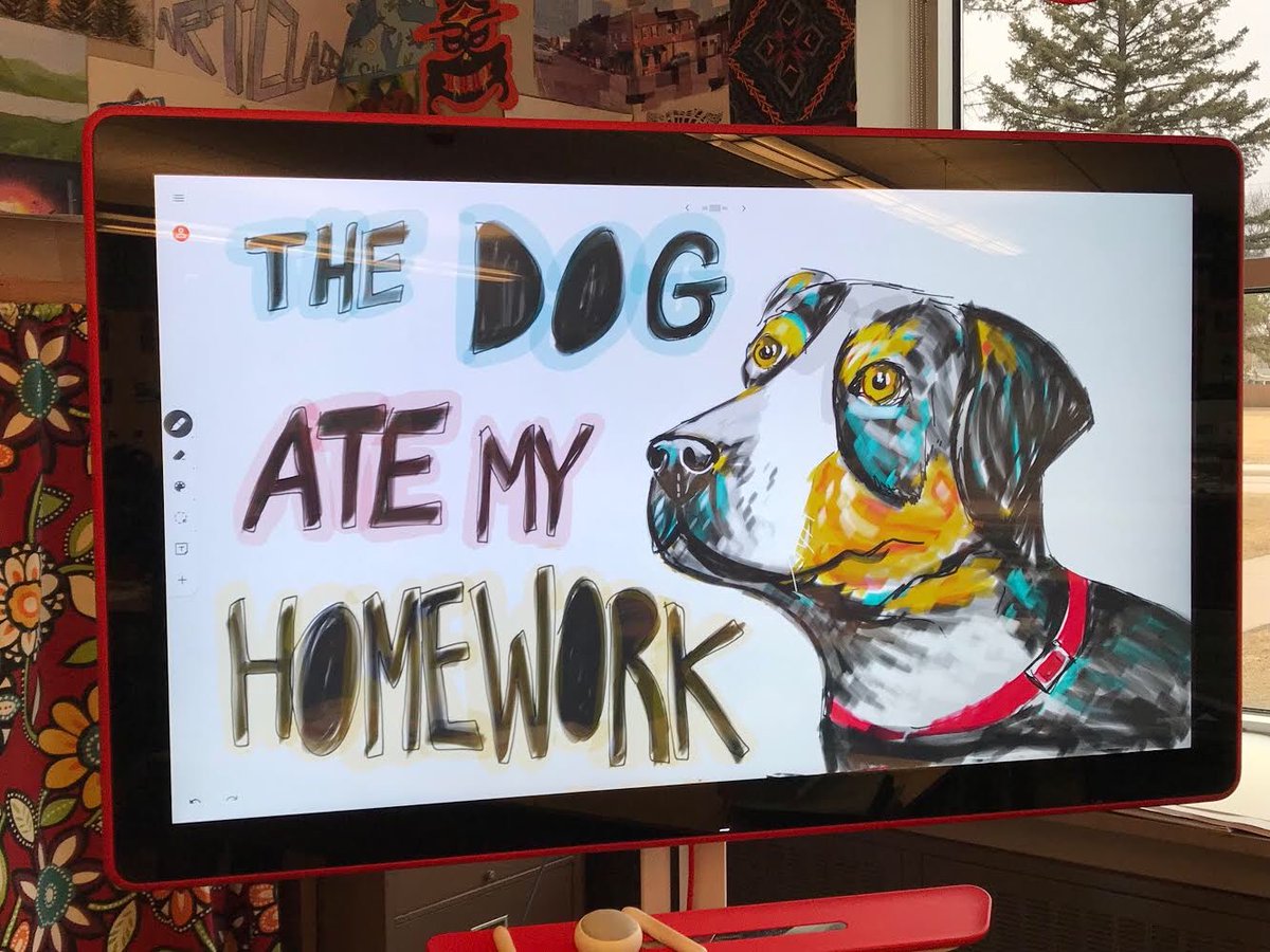 Google Jamboard Artwork by ⁦<a href="/AliDannen/">Alison Dannen</a>⁩! One of my favorites! ❤️ #impressive ⁦<a href="/GoogleForEdu/">Google for Education</a>⁩