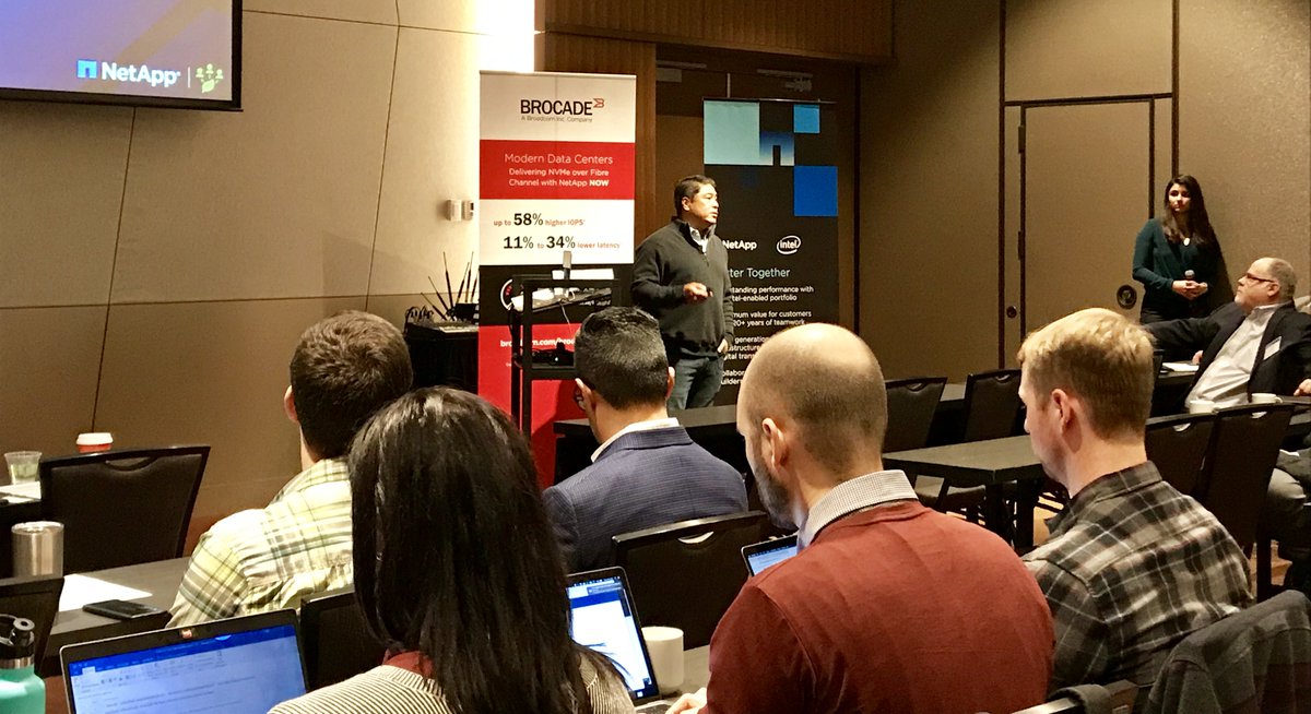 keldabailey1's tweet photo. John Abrena delivering the Executive State of the union at the #NetAppPartnerAcademy #NetAppStrategy #DataDriven @NetAppPartners @jabrena https://t.co/iRAbkMucV1