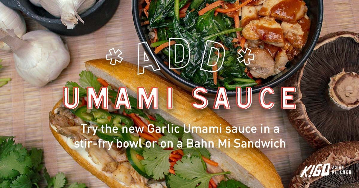 New Garlic Golden Bowl and Bahn Mi Sandwich featuring Garlic Umami Sauce kigokitchen.com #eatkigokitchen #foodie #foodporn #foody #influencermarketinghub #lunch #food #delicious #garlic #umami #seattle #seattlefood #seattlefoodblog #seattlefoodaholic #seattlefoodies