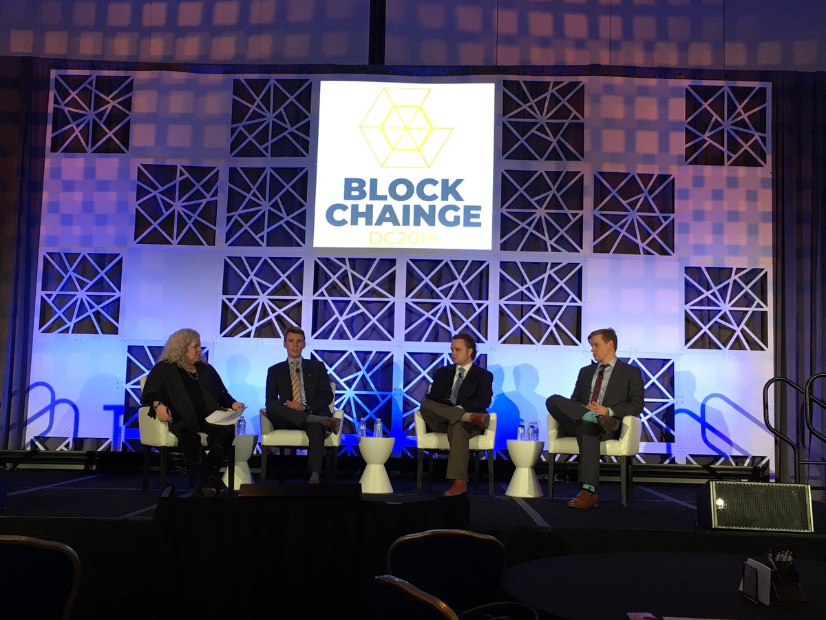 ConsumersFirst's tweet photo. Enlightening panel on “Federal Legislative Proposals: What is on the Hoizon?” at #BlockchaingeDC https://t.co/K170WEHW6Z