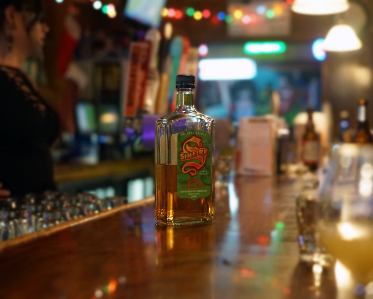 SinfireWhisky's tweet photo. Sinner’s pro –tip: A bottle on the bar makes friends.

#SinfireApple
#Sinfire
#SavortheSin https://t.co/05A6YojYIH