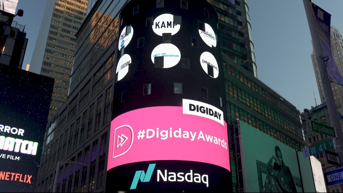 DigidayAwards's tweet photo. Congrats to the finalists for Best Video Ad! #DigidayAwards https://t.co/nzOUbUiLtg