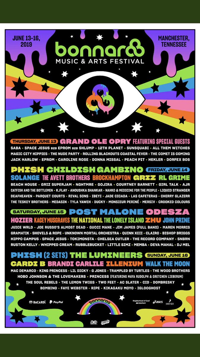 pinkfire86's tweet photo. I'm definitely ready to Roo! 🌈💃Super stoked to see The Lumineers, Lil Dicky and Princess! #Bonnaroo  #ShareToWin https://t.co/xQzmY89wgw