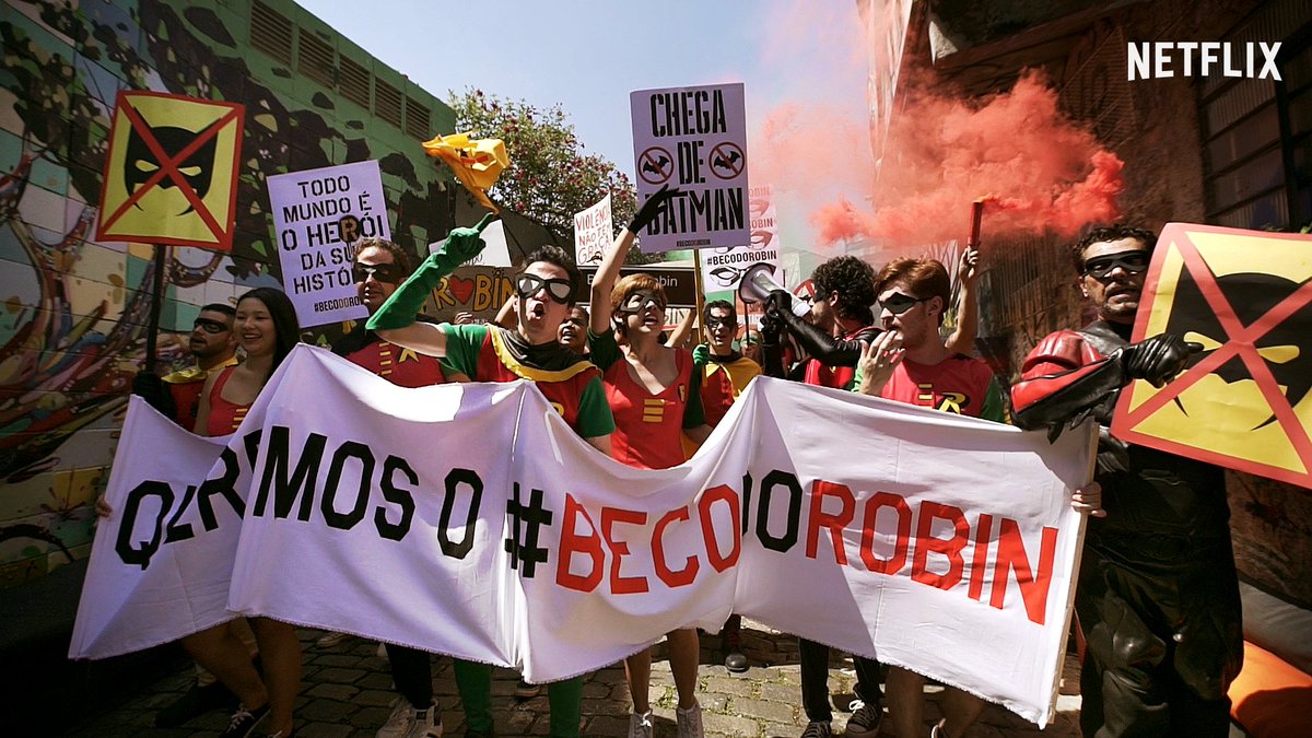 AmonBorges's tweet photo. Netflix reúne fãs, e Beco do Batman vira Beco do Robin para divulgar série ‘Titãs’; leia mais no blog Inteligência de Mercado ---> https://t.co/F9WBRuPXoM

#folha @NetflixBrasil #netflix #robin #titas #becodobatman #BecoDoRobin https://t.co/uCfA24rVdt