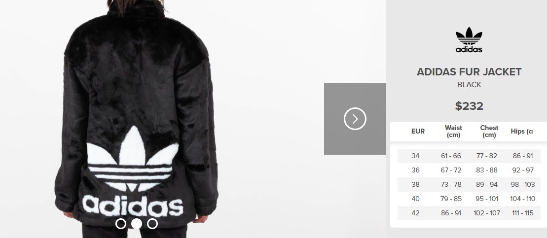 adidas originals fur jacket
