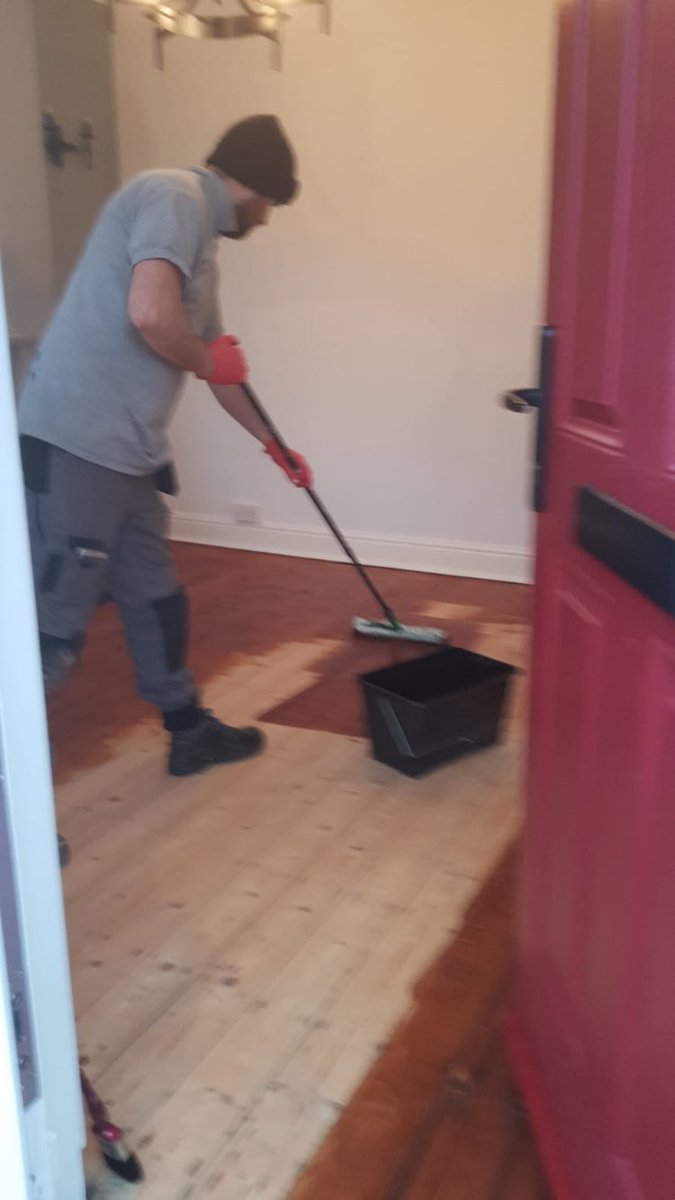 MillerFloorSand's tweet photo. Floor badly scratched in #Stockport was sanded back then stain and lacquered #floorsanding #floorsandingstockport https://t.co/IGaNfb44my