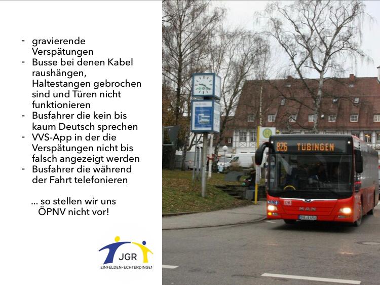 Unsere Kritik an der aktuellen Bussituation in LE.
Die Stadt hat nun erste Schritte unternommen, wir warten jetzt die Gespräche mit dem Busunternehmen ab.
Wir bleiben aber an der Sache dran und drängen auf Veränderung.