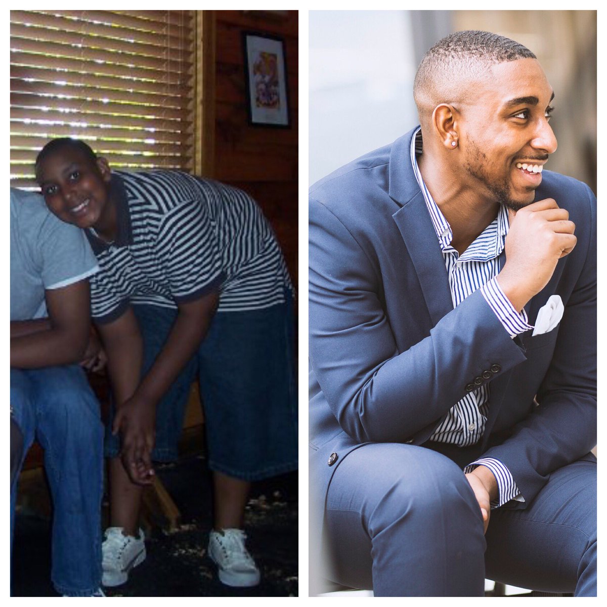 Then & Now🤦🏾‍♂️😂🙌🏾💯 #10yearchallenge #agingchallenge 2009 vs. 2019