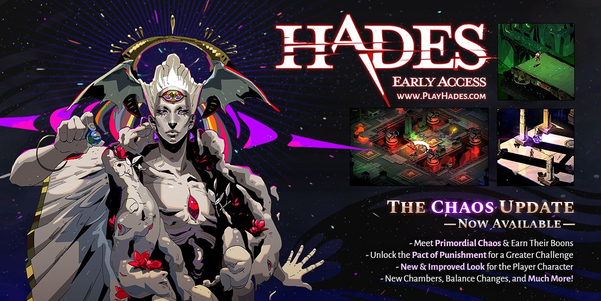 Epic Games Store on X: The God of Wine makes his appearance in the new  'Good Times' update for #Hades, available now. You'll also find a new  weapon, power, challenges, and a