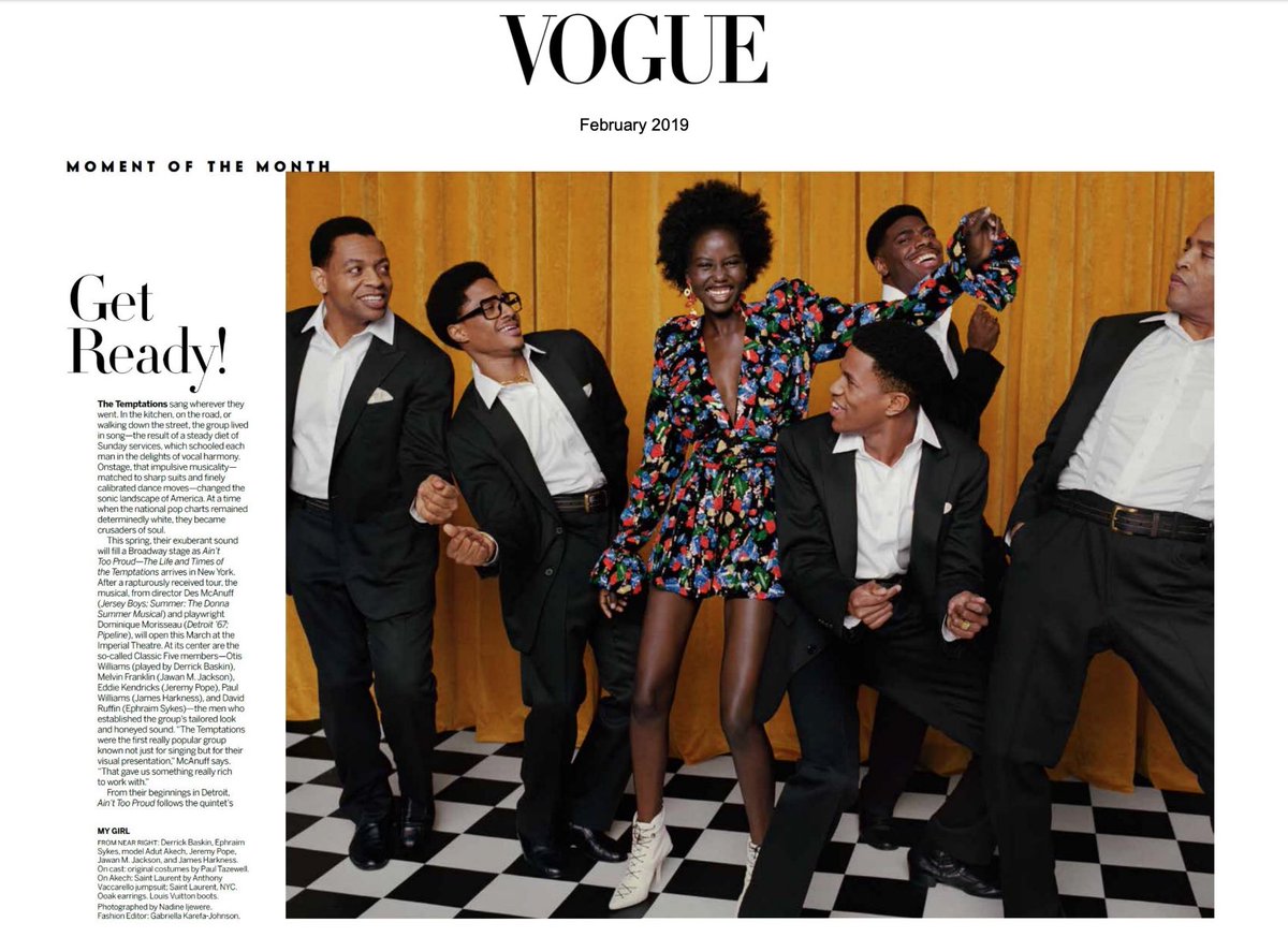PVpublicity's tweet photo. It’s not “just my imagination”! @JawanJackson4 and the cast of @AintTooProud are in #Vogue on stands now!! Pick up your copy!!! https://t.co/Saz7MzMRhk
