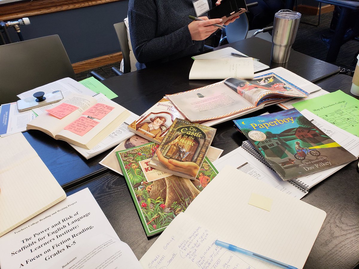 Charlotte Davis (@charlottehdavis) on Twitter photo "The Power and Risk of Scaffolds for English Language Learners Institute" has been a super insightful learning experience. I have over 30 take back pieces from day 1 alone. The photo below is of our Methods and Materials small group work table. <a href="/TCRWP/">TCRWP</a> <a href="/VLilliston/">Veronica Lilliston</a> <a href="/Mjswiger/">Mary Jo Swiger</a> "The Power and Risk of Scaffolds for English Language Learners Institute" has been a super insightful learning experience. I have over 30 take back pieces from day 1 alone. The photo below is of our Methods and Materials small group work table. <a href="/TCRWP/">TCRWP</a> <a href="/VLilliston/">Veronica Lilliston</a> <a href="/Mjswiger/">Mary Jo Swiger</a>