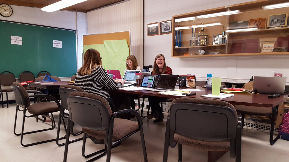 Curriculum development involves intense collaborative discussion and at times, laughter, to come up with the best product for student learning. Thank you <a href="/PennoyerSchool/">Pennoyer School District 79</a> ELA SAC for making it fun!  #pennoyerpride