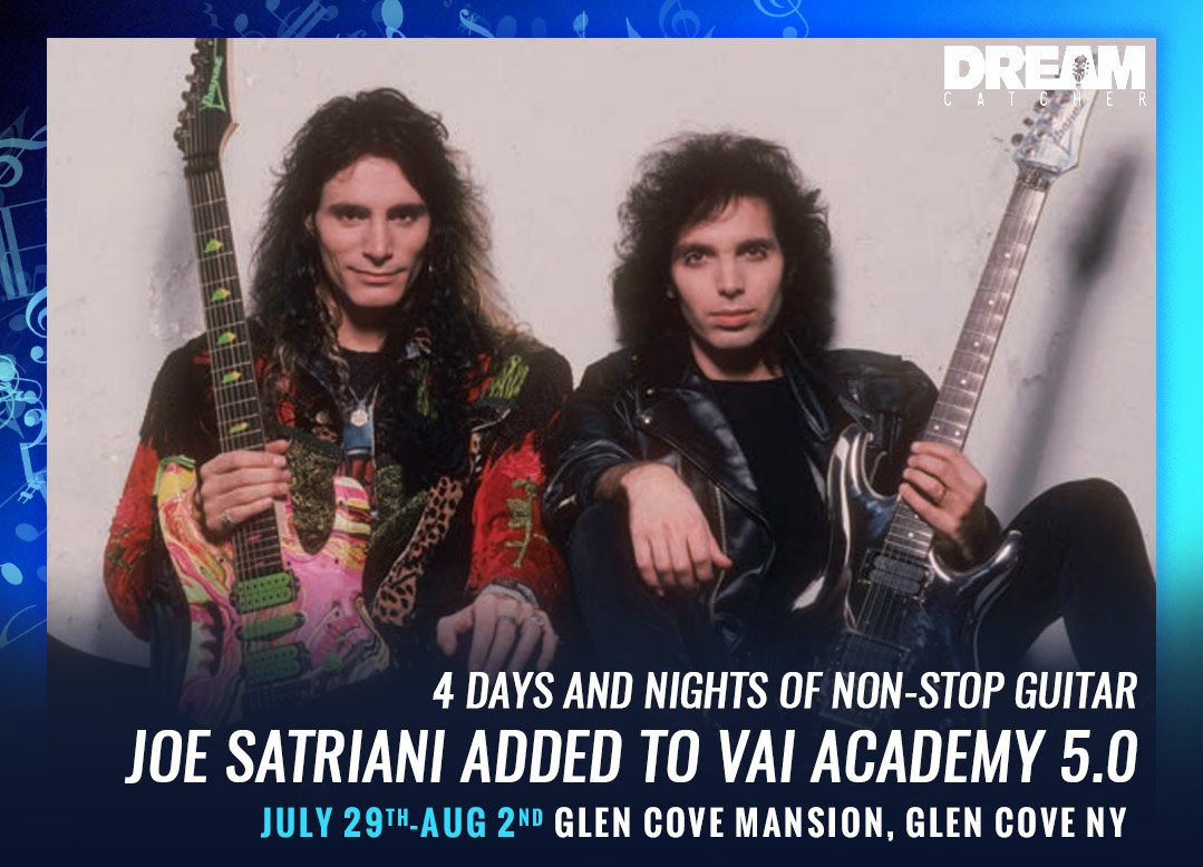 chickenfootjoe's tweet image. Just announced - Joe will be joining his old friend, @stevevai for the annual Vai Academy Guitar Camp!

vaiacademy.com
