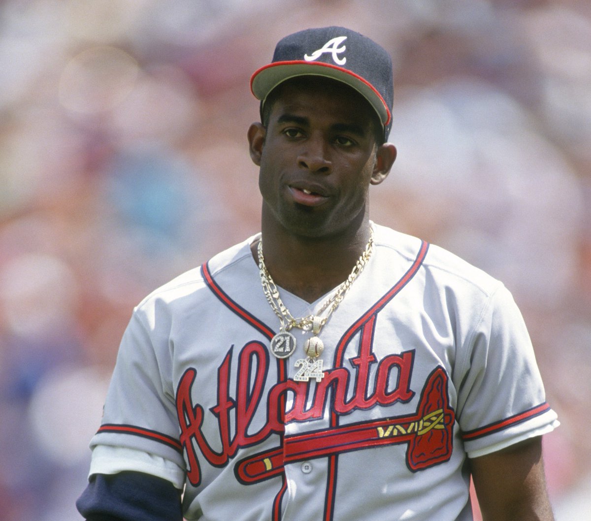 Yahoo Sports MLB on X: While we're talking about @DeionSanders, give the  man his due for bringing THIS much swag to baseball   / X