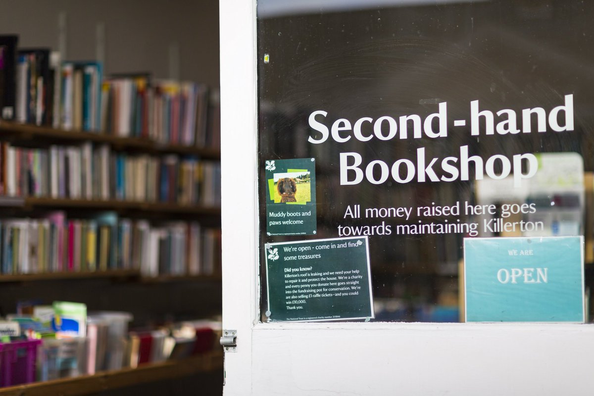 nationaltrust's tweet photo. Made a resolution to read more this year? Our second-hand bookshops are full of page turners. https://t.co/Ki68mN9z6q