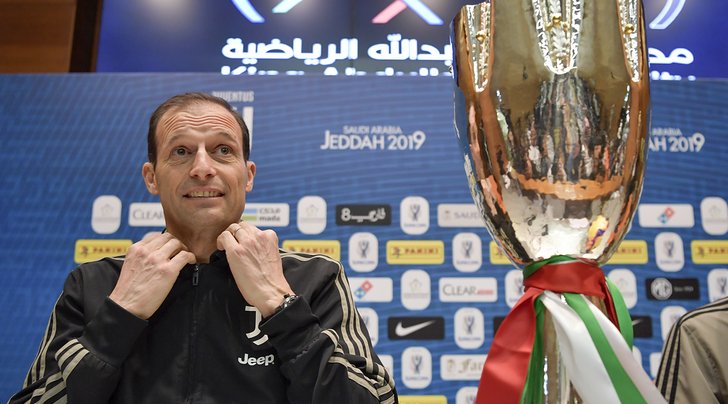 🇮🇹 #Allegri: «L'#obiettivo della #Juventus è vincere tutto» ➡️ https://bit.ly/2CmuCFi
🇬🇧 #MassimilianoAllegri: '#Juve-#Milan is #knockout practice' ➡️ https://bit.ly/2Ft5NeF
#JuveMilan #SupercoppaItaliana #Jeddah #ArabiaSaudita