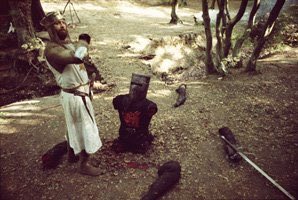 Theresa May, still arguing ‘let me be clear, tis but a flesh wound’