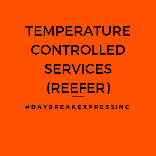 DaybreakExp's tweet photo. YES Daybreak provides #TemperatureControlledServices #Reefer and is designed for the #transport of #perishablegoods in a temperature controlled environment. Your goods, are in good hands! 
#DaybreakExpressInc #WeDeliverConfidence #FreightCompany #Logistics https://t.co/SIgGwO1zGS