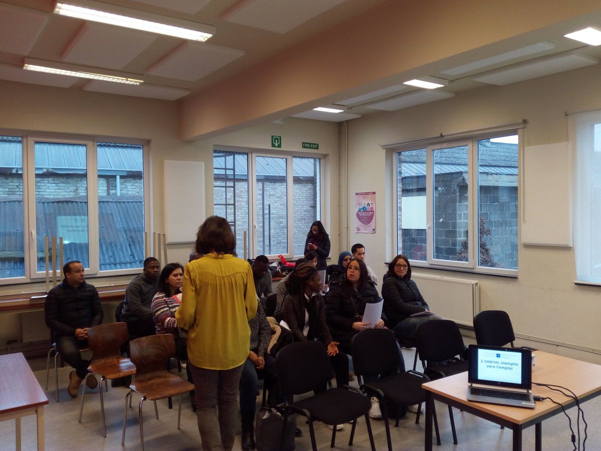 GrgoryBeaujean1's tweet photo. Rencontre #interim ce matin au centre #edit de #liege. 25 Profils magasiniers caristes nettoyeurs chauffeurs vendeurs...rencontre avec 5agences de la région. Au boulot @LeForem @VFUFFI @ProvincedeLiege @edit https://t.co/NRu3COPAy3