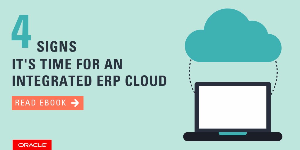 OracleSMB's tweet image. 4 signs your manual processes are failing you and why it's time for an #ERP #cloud solution >> ora.cl/k00YX