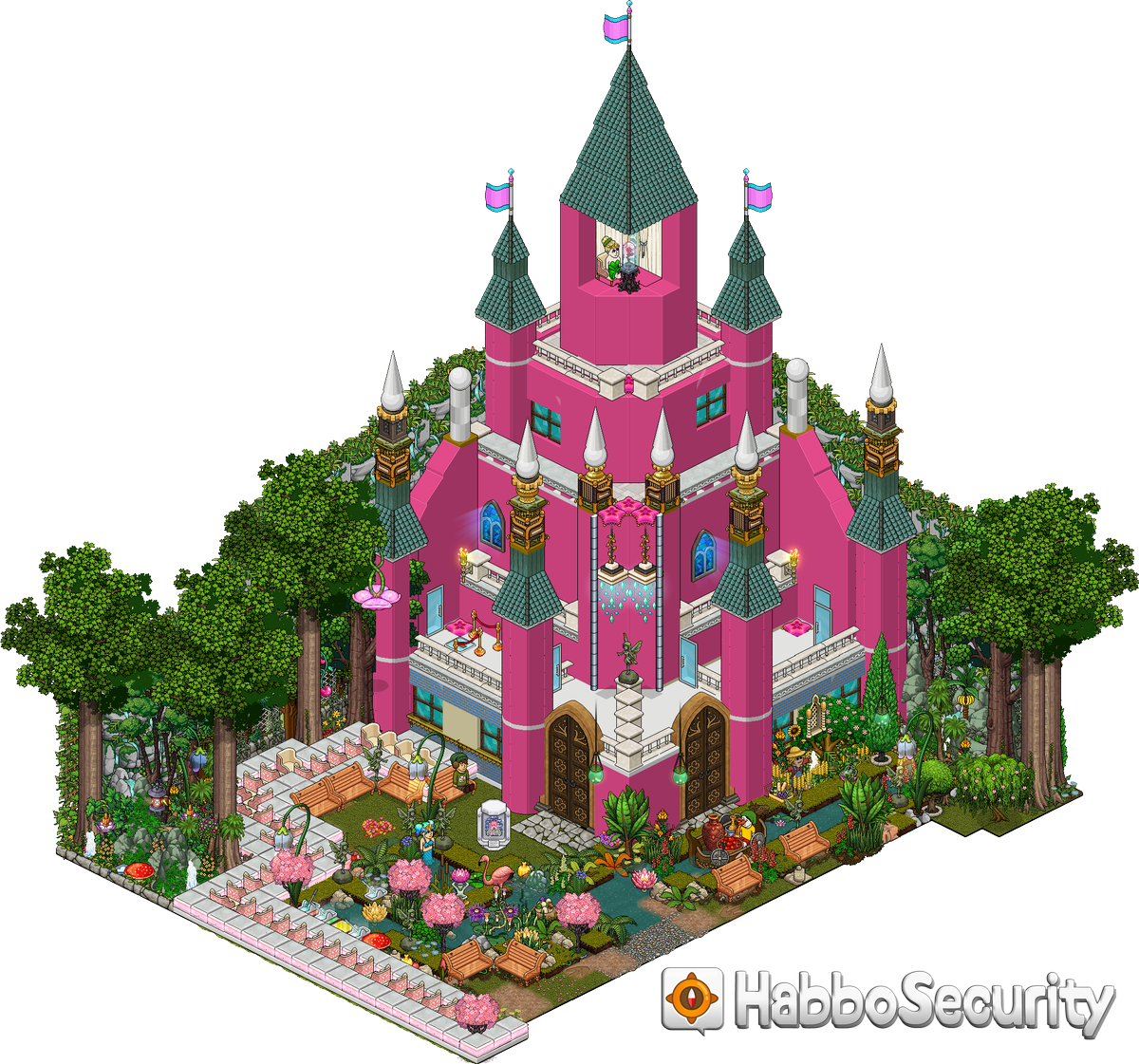 ESHabboSecurity's tweet photo. 📢¿Ya lo sabías? ¡Nuestra "Central de Eventos Diarios" se encuentra abierta! Desde ya puedes participar en el juego de hoy para conseguir la Placa Extra del mes: ''Castillo Encantado''🏰👸🏼🌈 ¡Te deseamos mucha suerte!🧚🏼‍♂🎆 ➡ https://t.co/5Mngpv5O0z https://t.co/cUkBW7tFWq